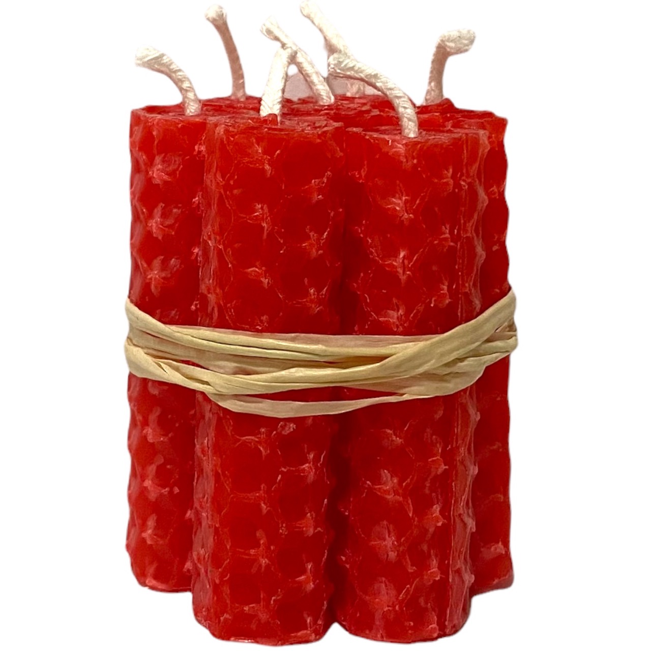 Red - Beeswax Mini Spell Candles